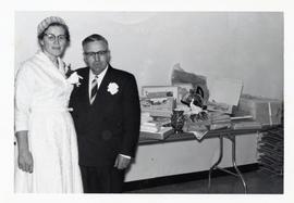 Olga Warkentin and Widower Herman Peters wedding
