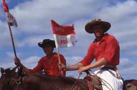 Horseback paraders
