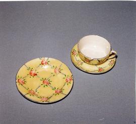 Edith and Heidi's childhood tea cups