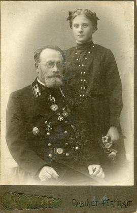 Head Forester, V. Sijakov, and his daughter