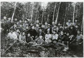 A working group in the woods of Siberia