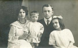 Family Portrait of S. and H. Martins, Alexandrovsk, Ukraine