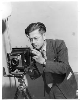 Gen. 4: Walter Barkman, well known photographer at "Walt's Studio"