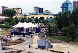 Overview of the 125th Anniversary event at the Forks.