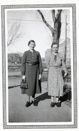 Tina Janzen with sister Anna Janzen