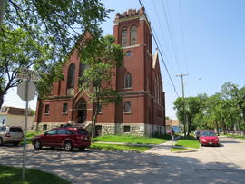 Former location of Burrows Bethel Mennonite Church, Exterior view towards the west