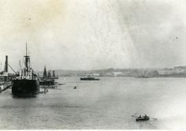 Photograph of the port at Southampton, England