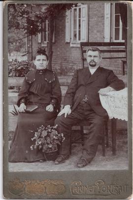 Portrait of Martin Martin Bergen and Aganetha Bergen (Peters)