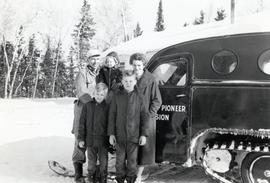 The Andres family with the MPM bombardier