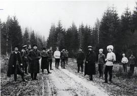 Peter Isaak and forestry servicemen