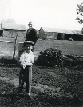Two boys on the Farm