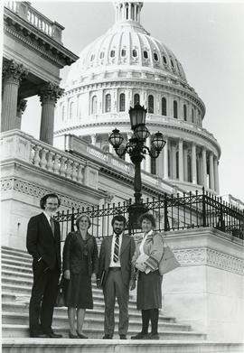 Earl Martin, Betsy Byler, Bert Lobe and Patty Wagner in Washington, D. C.