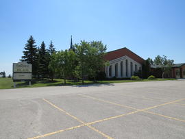 Eastview Community Church, exterior view towards the southeast