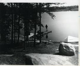 Dock at Native Ministries house, L.G.R.
