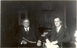 David Toews and C. F. Klassen at 1936 Mennonite World Conference
