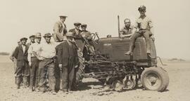 Farmers and the tractor
