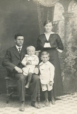 Parents with two children