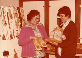 Leone & Yvette Lafontaine in Batoche Handicraft Shop