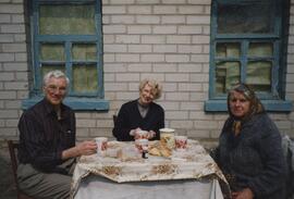Peter and Susan Kehler visiting an elderly lady